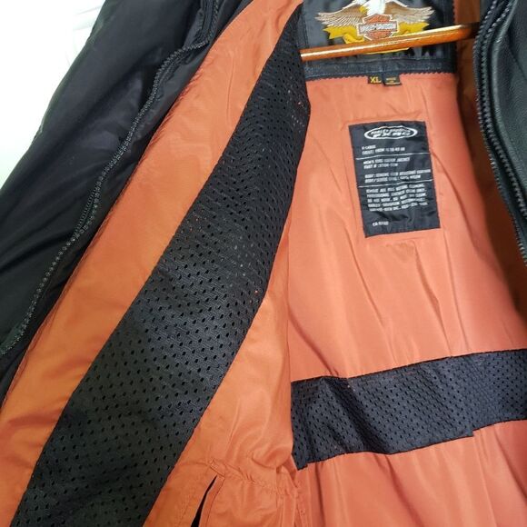 Vintage Harley Davidson Leather Riding Jacket - Picture 4 of 14